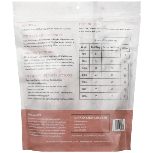 Mission Farms Salmon & Pumpkin Freeze-Dried Dog Food