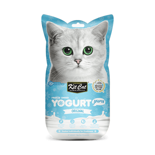 Kit Cat Freeze Dried Yogurt Yums Cat Treat - Original (10pcs)