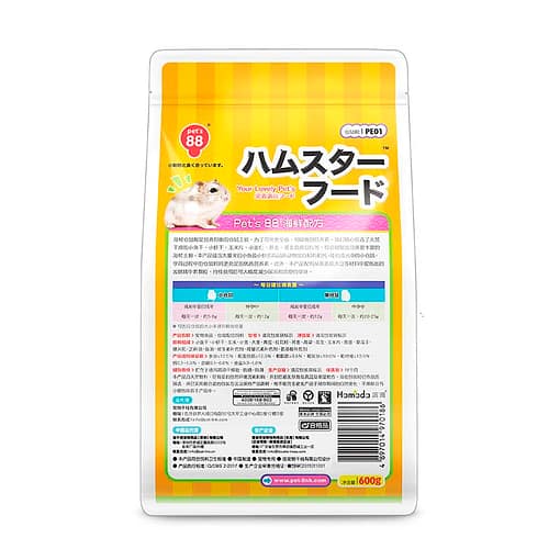 PKPE01 - Hamster Main Food Seafood 600g