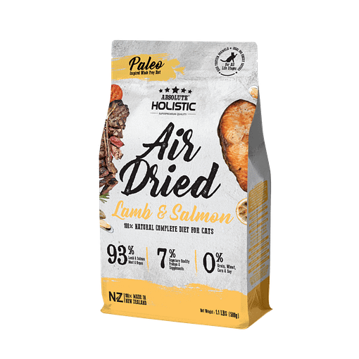 Absolute Holistic Air Dried Lamb & Salmon For Cat 500g