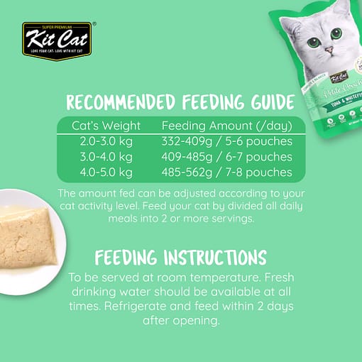 Kit Cat Petite Pouch Tuna & Whitefish Wet Cat Food