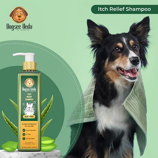 Dogsee Veda Aloe Vera Itch Relief Dog Shampoo 400ml