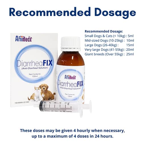 Animedx Diarrheafix for Cats & Dogs 100ml