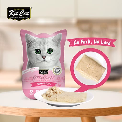 Kit Cat Petite Pouch Chicke Kitten Recipe Wet Cat Food