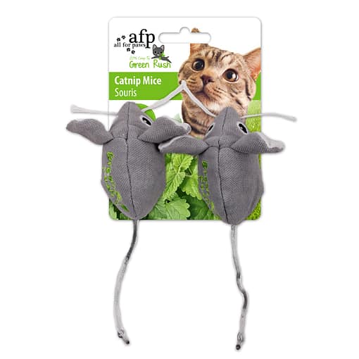 AFP Green Rush Catnip Mice for Cat