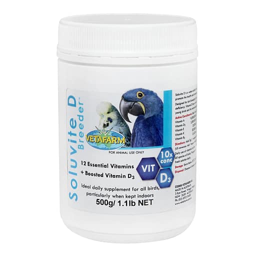 Vetafarm Soluvite D BREEDER Vitamin Supplement for Birds