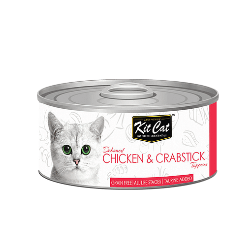 Kit Cat Deboned Chicken & Crabstick Toppers 80g