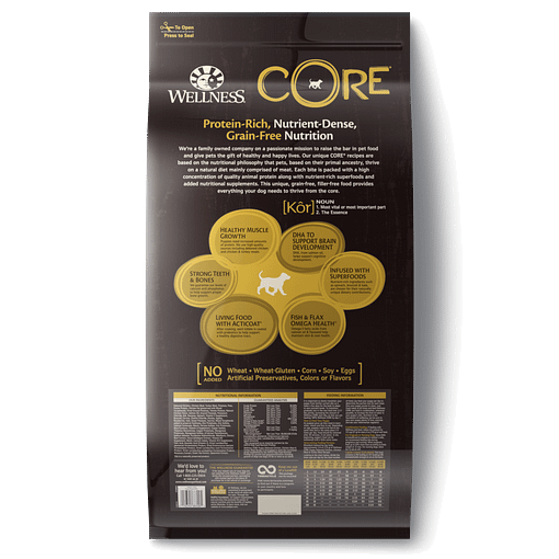 Wellness Core Grain-Free for Puppy (3 Sizes)