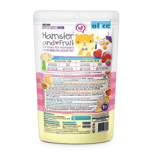 Alice Hamster & Fruit 500g