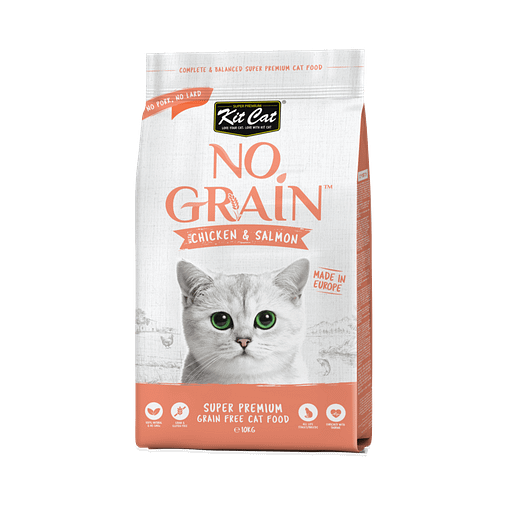 Kit Cat No Grain Dry Cat Food Chicken & Salmon