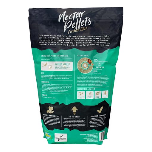 Vetafarm Nectar Pellets Lorikeet Bird Food 350g