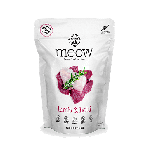 MEOW F/D Raw Lamb & Hoki Cat Treats 50g