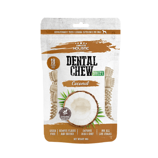 Absolute Holistic Coconut Boost Dental Chew for Dogs (160g)