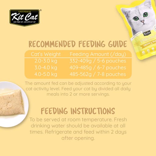 Kit Cat Petite Pouch Chicken & Salmon Wet Cat Food