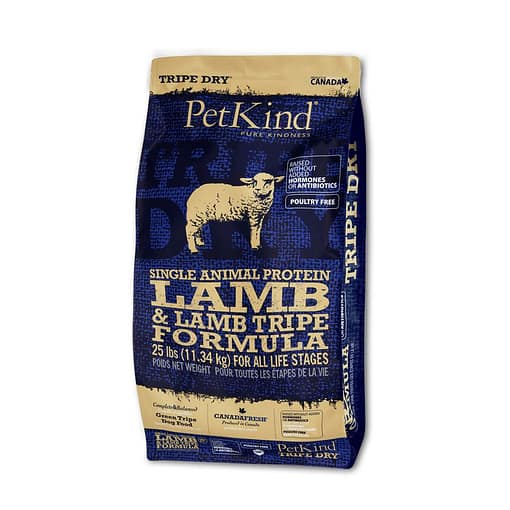 PetKind Single Animal Protein Lamb & Lamb Tripe Grain Free Dry Dog Food