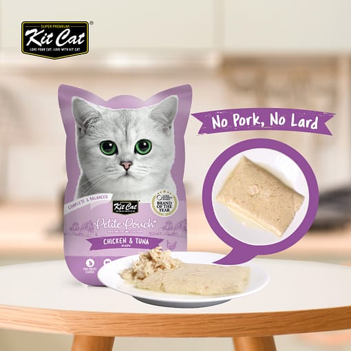 Kit Cat Petite Pouch Chicken & Tuna Wet Cat Food