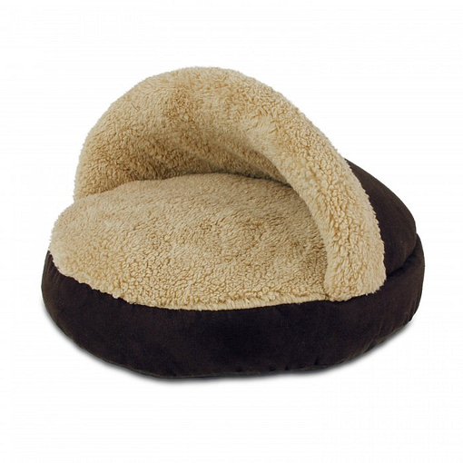 AFP Lambswool Cosy Snuggle Bed Brown for Cat (2 Colors)