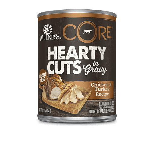 Wellness Core Hearty Cuts for Dog – Chicken & Turkey 12.5oz