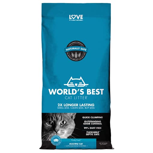 WR133 World's Best Lotus Blossom Multiple Cat 28lb 12.7kg