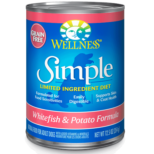 Wellness Simple Whitefish & Potato Formula for Dog 12.5oz