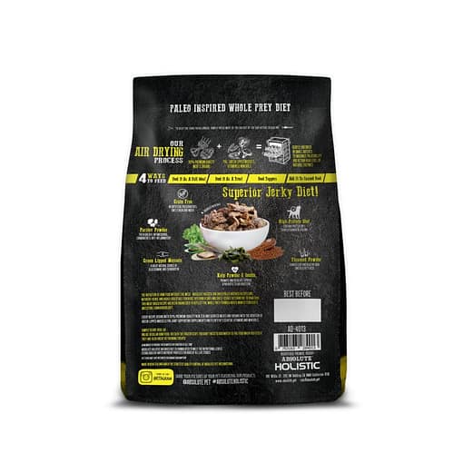 Absolute Holistic Air Dried Lamb & Duck Dog