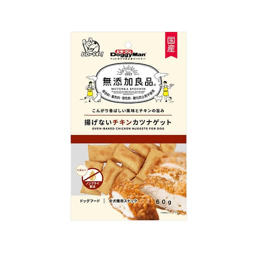 DoggyMan Non Add Oven-Baked Chicken Nuggets 60g