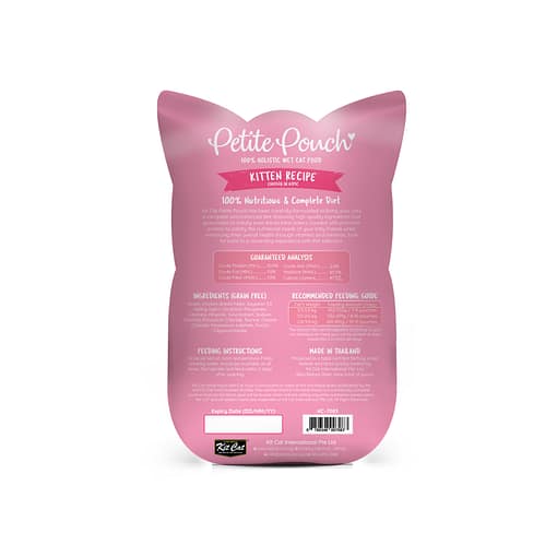 Kit Cat Petite Pouch Chicke Kitten Recipe Wet Cat Food