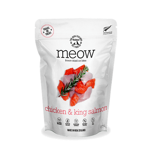 MEOW F/D Raw Chicken & King Salmon Cat 50g