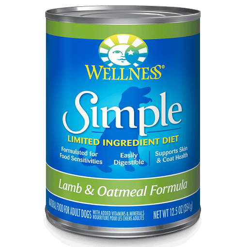 Wellness Simple Lamb & Oatmeal Formula for Dog 12.5oz