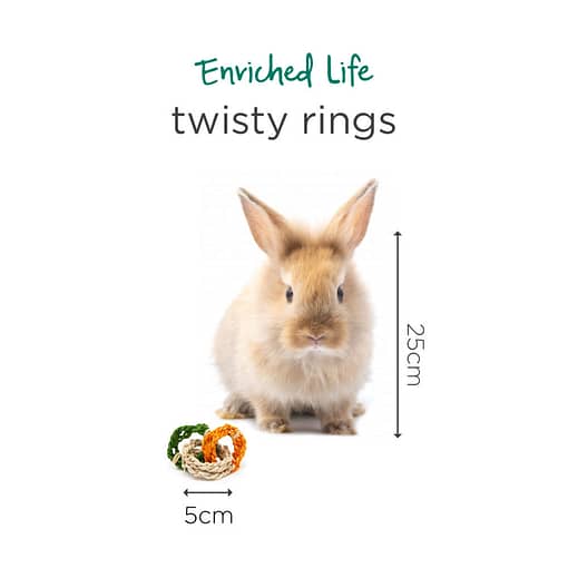 Oxbow Enriched Life - Twisty Rings Toy for Small Animals