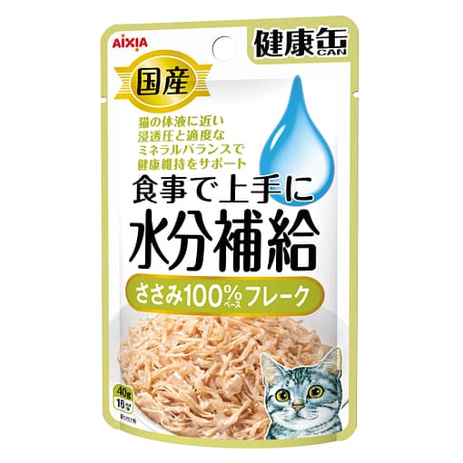 Aixia Kenko Pouch Water Supplement - Chicken Fillet Flake 40g