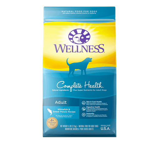 Wellness Complete Health Whitefish & Sweet Potato Recipe for Dog