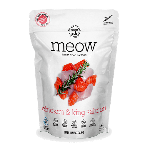 MEOW F/D Raw Chicken & King Salmon Cat 280g