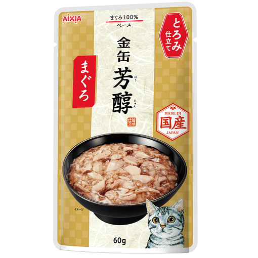 Aixia Kin-can Rich Pouch - Tuna in Rich Sauce Wet Cat Food 60g