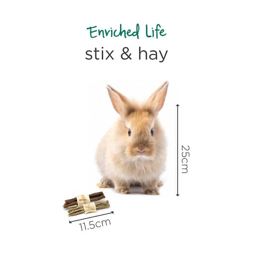 Oxbow Enriched Life - Stix & Hay Toy for Small Animals