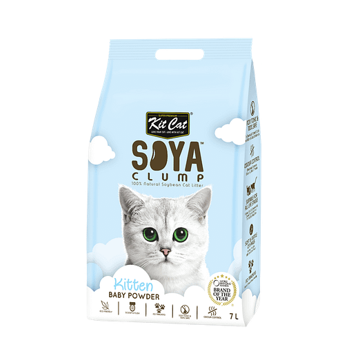 Kit Cat SoyaClump Litter 7L (Kitten Baby Powder)