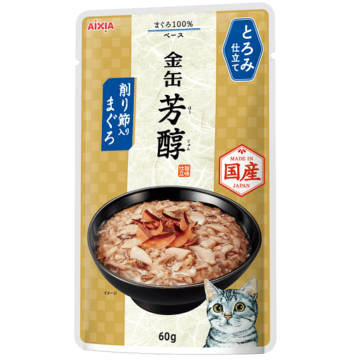 Aixia Kin-can Rich Pouch - Tuna w/Dried Skipjack in Rich Sauce