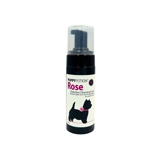 Doggy Potion Rose Waterless Cleansing Foam For Dogs 150ml