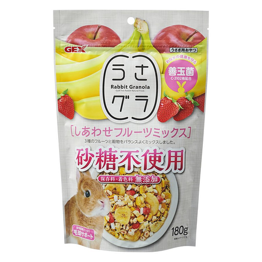 Gex Rabbit Granola Fruits Mix 180g