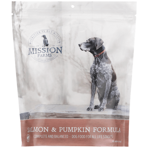 Mission Farms Salmon & Pumpkin Freeze-Dried Dog Food