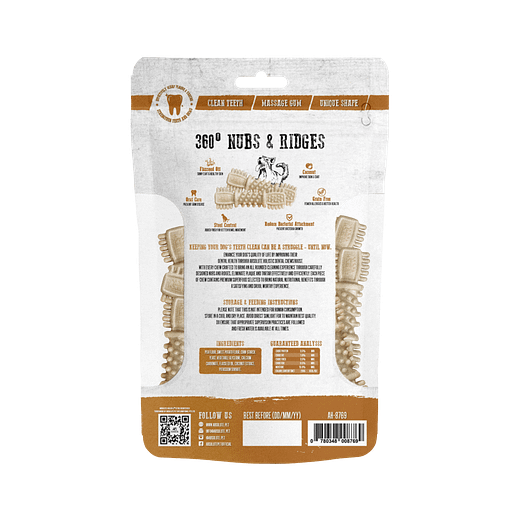 Absolute Holistic Coconut Boost Dental Chew for Dogs (160g)