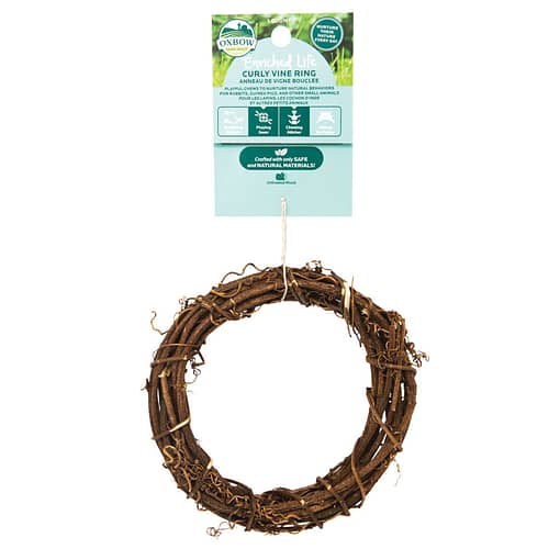 Oxbow Enriched Life - Curly Vine Ring Toy for Small Animals