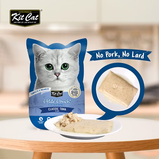 Kit Cat Petite Pouch Classic Tuna Wet Cat Food