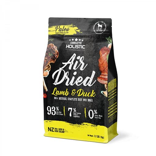 Absolute Holistic Air Dried Lamb & Duck Dog