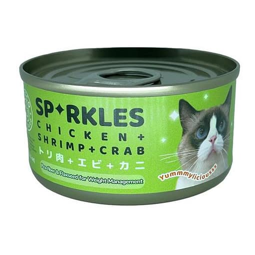 Sparkles Chicken, Shrimp & Crab Wet Cat Food 70g