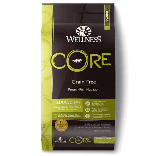 Wellness Core Grain-Free for Dog – Reduced Fat (3 Sizes)