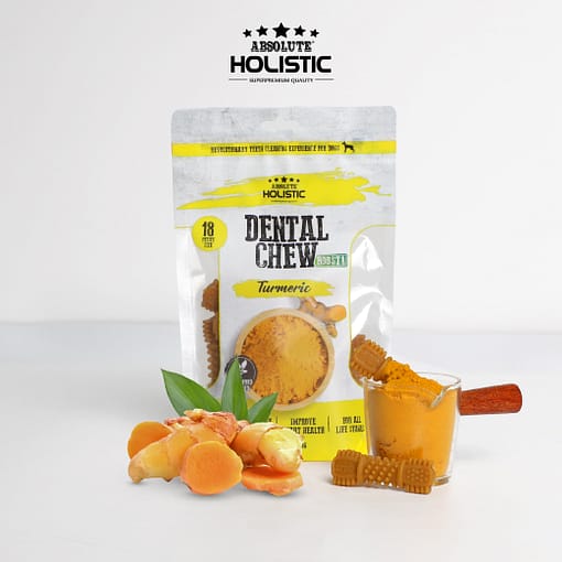 Absolute Holistic Turmeric Boost Dental Chew Dog Treats