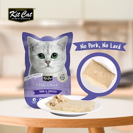 Kit Cat Petite Pouch Tuna & Chicken Wet Cat Food