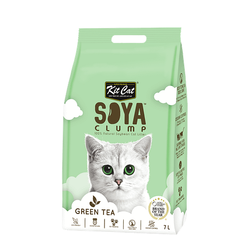 Kit Cat Soya Clump Soybean Litter 7L (Green Tea)